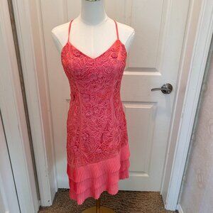 Sue Wong Soutache Asymmetrical Dress Size 4